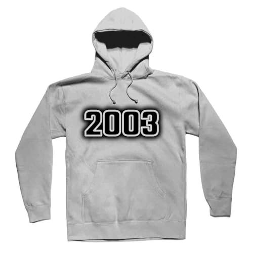 Hoodie unisex 2003 melange grey idéal pour vos sorties urbaines