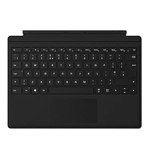 Microsoft Surface Pro Type Cover (para Surface Pro 4-7) (QWERTY Inglés) Negro (Reacondicionado)
