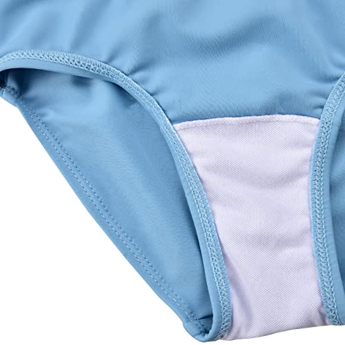 Cadocado Little Girl Rash Guard Swimwear Skirt 3-Pieces Swimwear 3 Pieces Pool Party Swimwear,Pink Floral,4 Years #TOP4