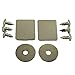 JDMSPEED New Stainless Chrome Door Poppers Trunk Popper Street Rod 2 PCS
