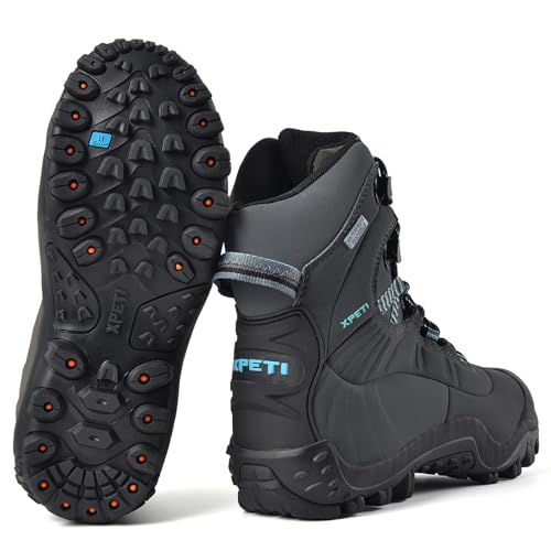 XPETI Women's Thermator Mid High-Top Waterproof Outdoor Hiking Boot - Thumbnail 6