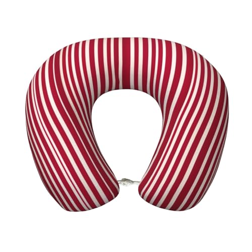 Almohada de espuma viscoelástica para cuello de viaje miniatura 1