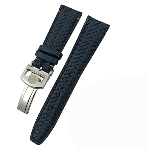 Bracelet Portugieser IW377714 idéal au bureau en cuir noir couture
