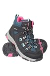 Mountain Warehouse Adventurer Kids Waterproof Boots - IsoDry Footwear with Synthetic Upper, Heel & toe bumpers - For Spring Summer, Hiking, Outdoors & Walking Navy Junior Shoe Size 3