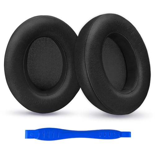 Almohadillas de repuesto para auriculares Beats Studio 2 y 3 inalámbricos, fundas para orejeras compatibles con Studio 2.0 y 3.0 (B0501, B0500, A1914), espuma viscoelástica más suave y mejor aislamiento acústico (negro) miniatura 1