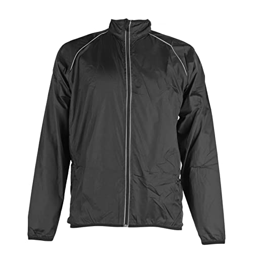 Chaqueta Rompeviento Negra Talla XL miniatura 1