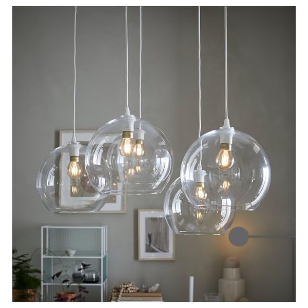 ProTuning JAKOBSBYN klosz lampy wiszącej, przezroczyste szkło, 30 cm