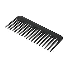 Large Wide Tooth Comb Hair Comb Detangling Hairbrush, Heat-resistant Anti-static Scalp Massage Styling Comb for Long, Wet or Curly Hair Black
