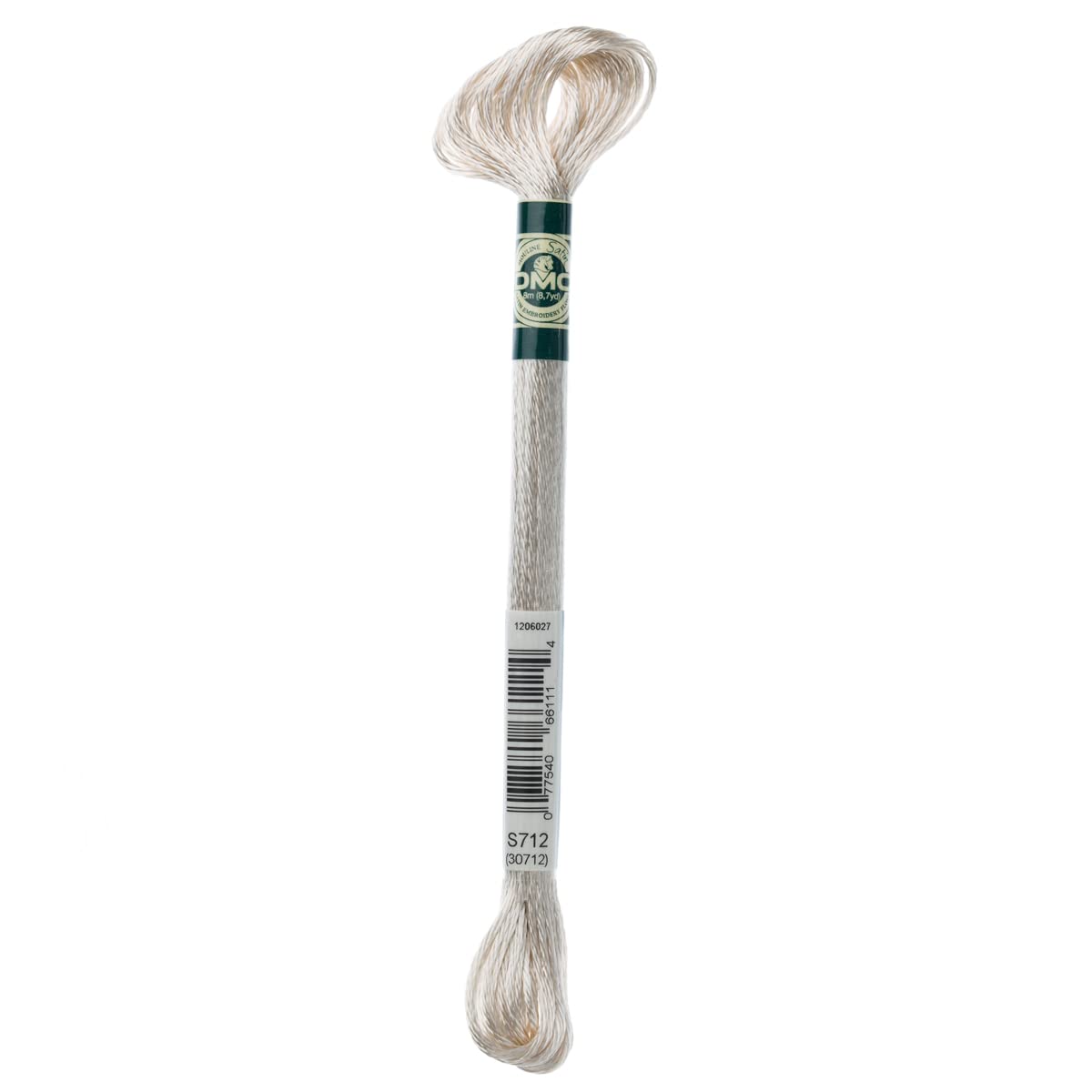 DMC 1008F-S712 Shiny Radiant Satin Floss, Cream, 8.7-Yard
