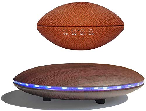 Preisvergleich Produktbild FGVDJ Bluetooth Schwimm Lautsprecher, 360 ° Rotation, Magnet Levitating Lautsprecher, Fußball-Art-bewegliche drahtlose Lautsprecher mit LED-Licht, kühles Geschenk für Inneneinrichtungen, Büro