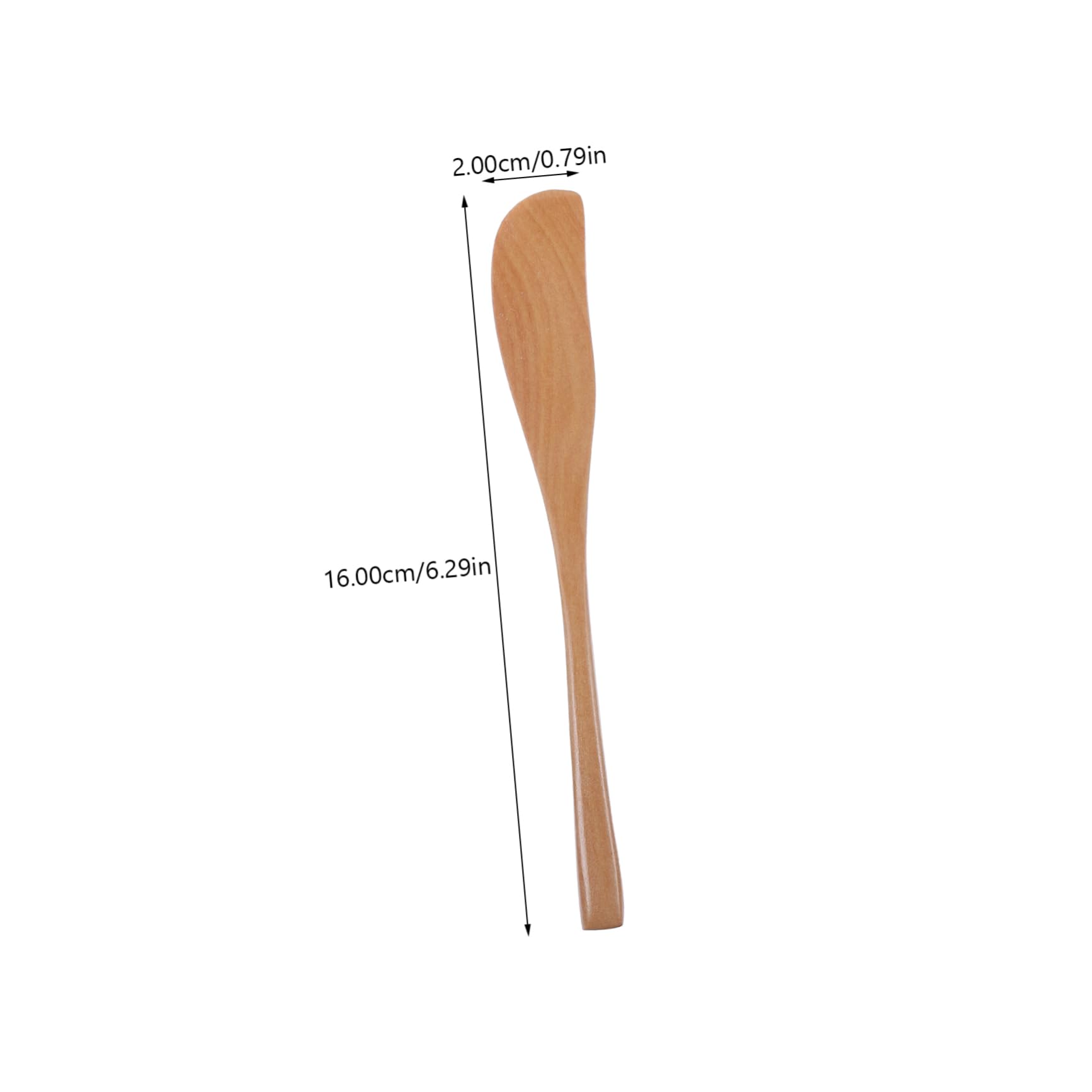 Unomor Set of 3 Wooden Cheese Knives Japanese Style Spatula Butter Scraper Baking Tool Easy to Clean