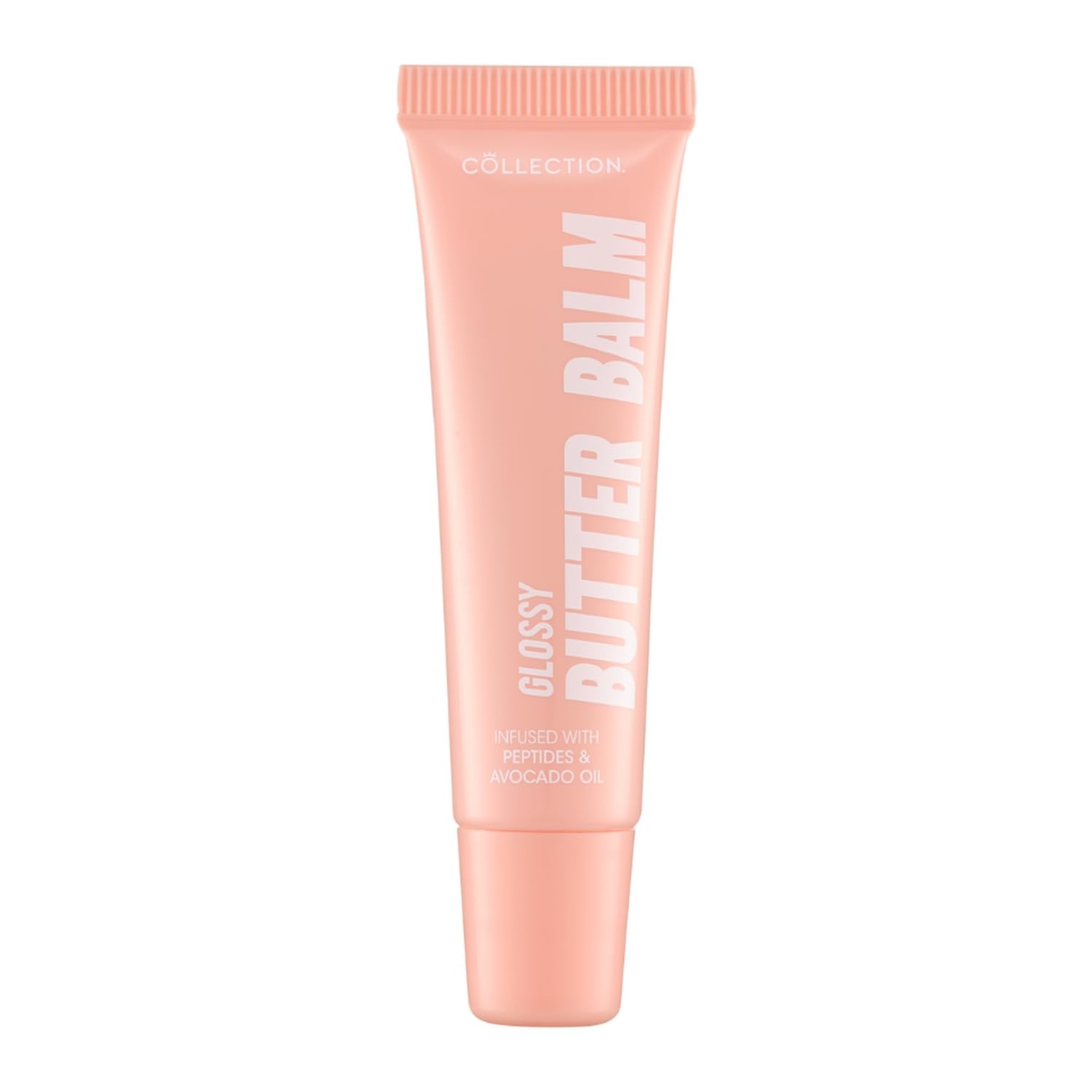 Collection Cosmetics Glossy Butter Balm, Ultra-hydrating & Nourishing, Packed with Peptides, Lightweight & Non-sticky, 8ml, Pink Frosting