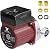 WiseWater 110V Hot Water Recirculating Pump, Stainless Steel Water Pressure Booster Pump, Quiet-running 3-Speed Water Circulation Pump with 3/4’’ NPT Fittings for Hydronic Heating System (Red)
