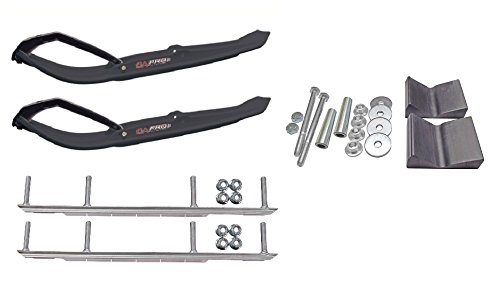 C&A Pro Black MTX Snowmobile Skis w/ 9