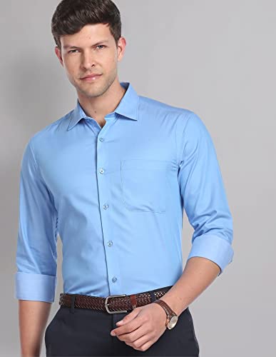 Image of Arvind AD Men Regular Fit Formal Shirt