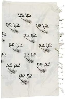 KHADI VASTRALAYAKhadi Radhe Radhe Printed Stole (Scarf) for Men and Women ||Traditional Cotton Blend Stole Shawl Scarves Beautiful Radhe Radhe Print for Men & women