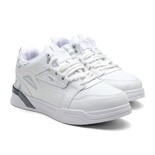 Image of ASIAN Men CHICAGO-11 Stylish Casual Mid Top Sneakers and Trendy Shoes with Laces for Men & Boys | Perfect for Wearing to Outings, and Comfortable All-Day Use, Stylish and Durable