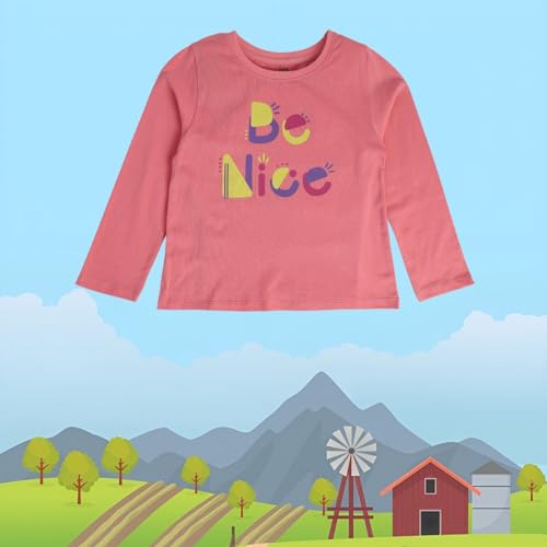 Image of miniklub Girls Round Neck Frill Sleeve Knitted Cotton Top (Navy Color)