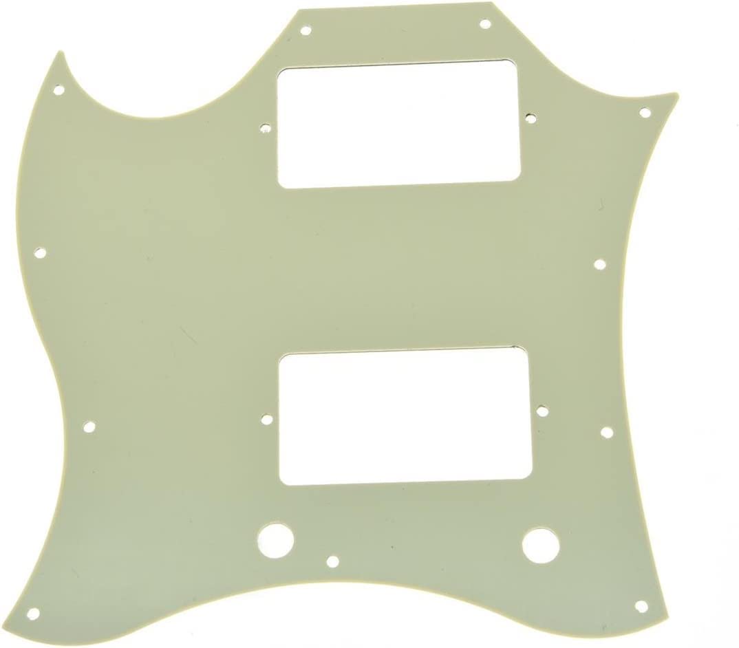 KAISH American Standard SG Full Face Pickguard Guitar Pick Guard for SG Special Guitar Made in USA Aged White 3 Ply - Image 2