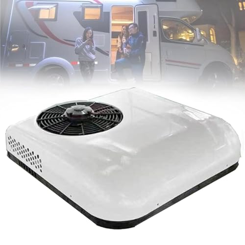 Aire acondicionado de techo con control remoto para RV, camión, furgoneta y refrigeración de equipos agrícolas