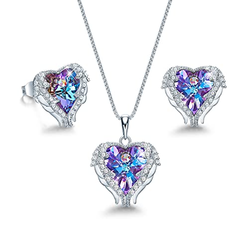 Mom Heart Necklaces and Earrings