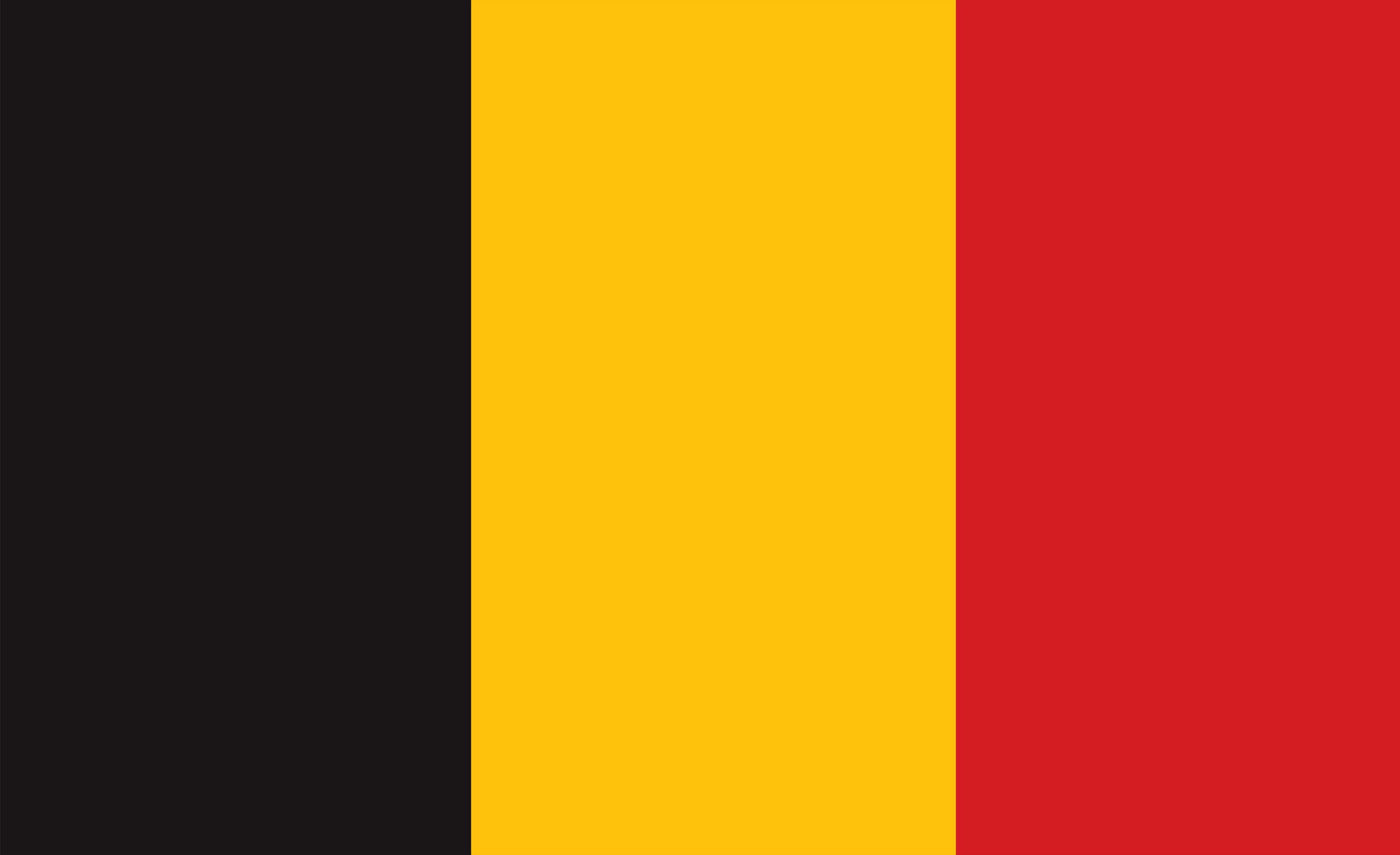 Drapeau de la Belgique 90x60cm noir jaune rouge pour décorer vos soirées de match en terrasse