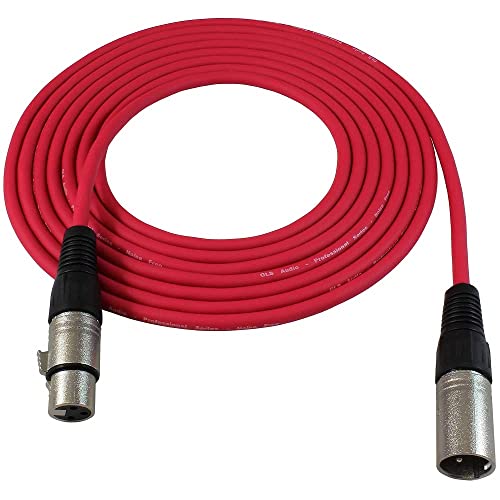 KEBILSHOP XLR Male to XLR Female Cable 3 Pin Pro Audio Mic Patch Cord,...