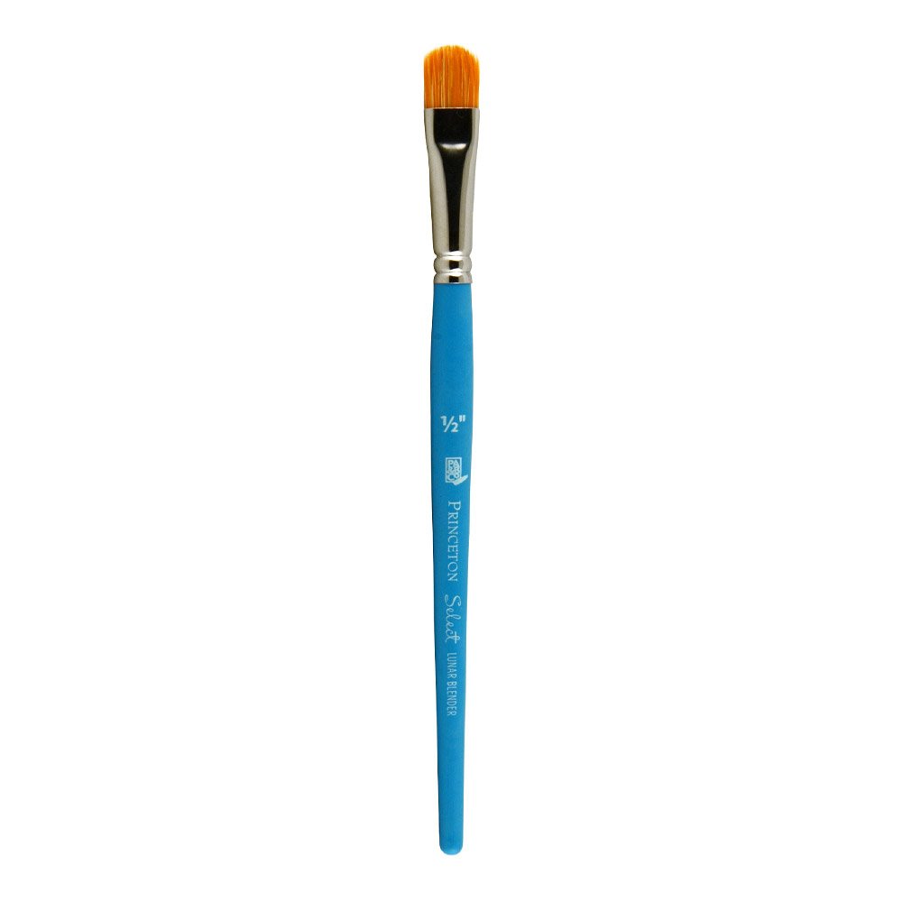 Princeton Art & Brush Select Bristle and Synthetic Brush-Lunar Blender 1/2-inch Width