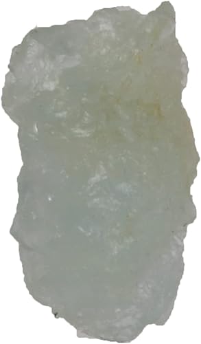 GEMHUB Piedra preciosa suelta áspera de 16.1 quilates con cristal de aguamarina con certificación de cristal de roca suelta, 100 piedras preciosas