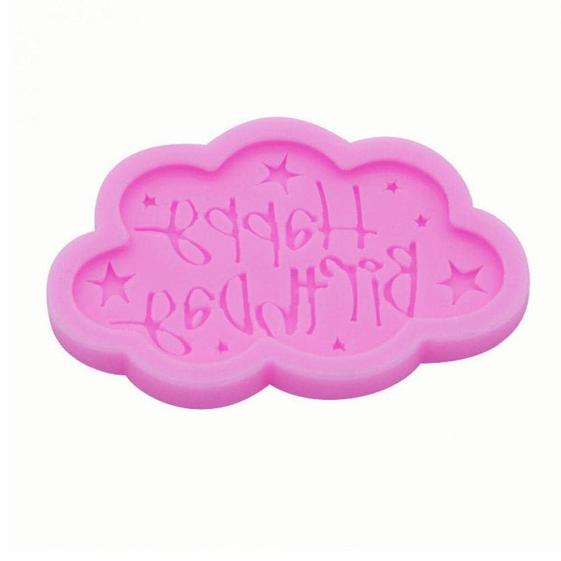Onsinic Silicone Fondant Mould Cake Decorating Cloud Lace Baking Mold Cake Decorating Tools (random Color)