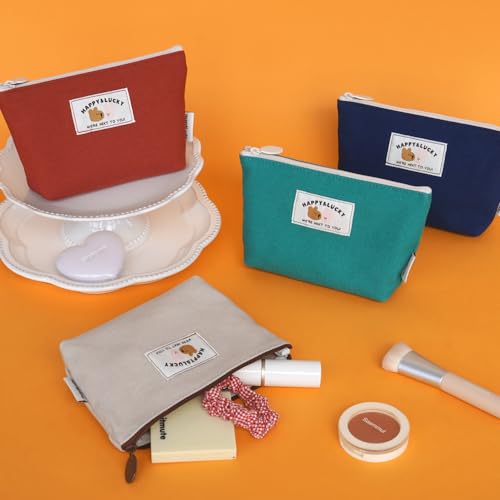 Image of Monolike Happy and Lucky daily Pouch, Beige - Portable Pouch