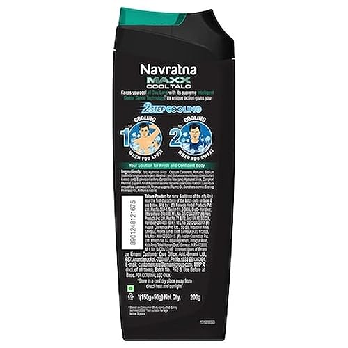 Image of Navratna Maxx COOL TALC 200g 200 gm Pack