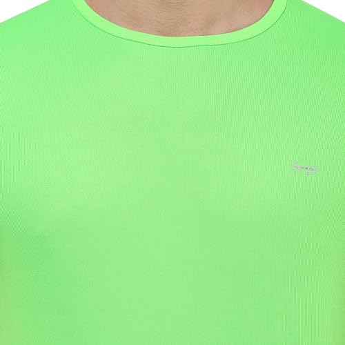 Image of berge' Men Instadry Dryfit Round Neck Sports Tshirt for Badminton, Running Activity, Casual Plain Tshirt for Men's, Regular Fit Gym Wear Tees, Half Sleeve Tshirt for Men for Exercise
