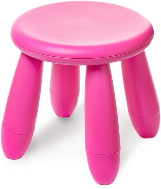 Children'S Footstools, Kindergarten Learning Stools, Plastic Light Footstools Are Durable and Movable (Red Wine)