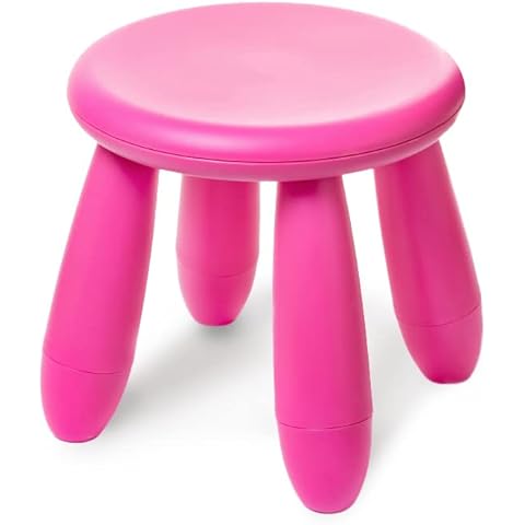 Soerreo Children's Footstools, Kindergarten Learning Stools, Plastic Light Footstools are Durable and Movable (Red Wine) Cover