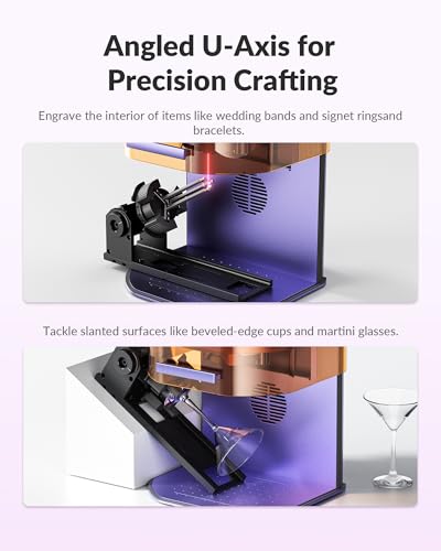 Image of Rotary Pro Attachment for WeCreat Lumos Laser Engraver