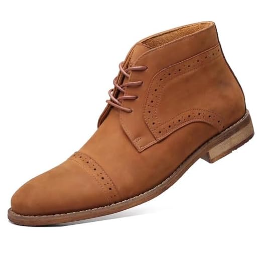 Bota social masculina, de couro legítimo, com cadarço, bico cavado, estilo britânico, casual no tornozelo, Dark Brown, 10
