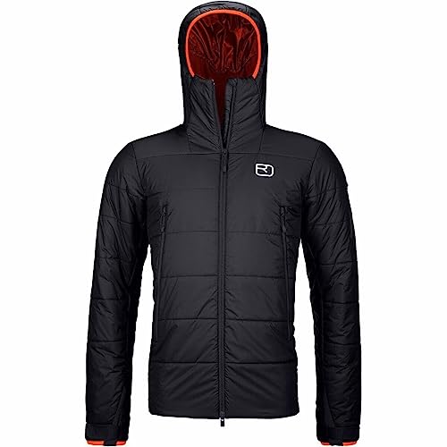 Cerniera a doppio cursore ORTOVOX SWISSWOOL ZINAL JACKET M - C: black raven T: M
