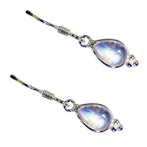 Pierre de lune boucles d'oreilles argent pour sublimer le style des ados