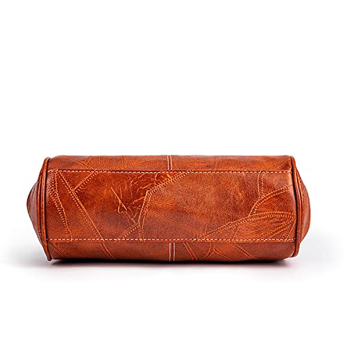 Vintage Hollow Shoulder Bag for Women Leather Satchel Clutch Purse with Kiss Lock Genuine Leather3