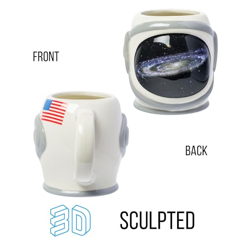 Taza cerámica con casco astronauta NASA 22 oz miniatura 2