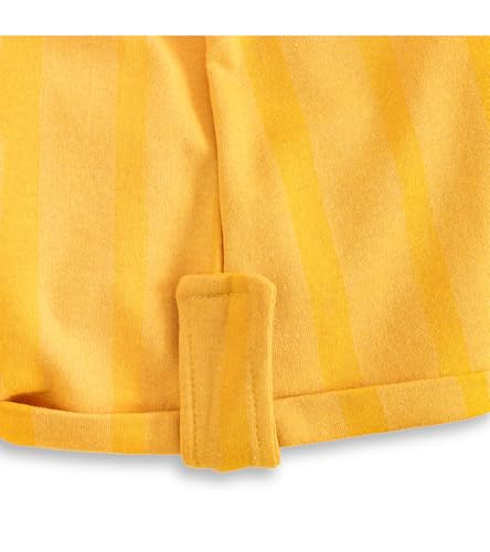 Image of YUV Multicolor Solid Cotton Blend Shorts for Girls, Pack of 2