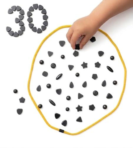 Image of Magnetic Strategy Board Game for Kids & Adults with 30 Strong Hematite Magnets and Rope | Family Puzzle | Travel Friendly Magnetic Game Set | Brain Teaser Indoor Outdoor | Fun for Boys Girls | Gifts