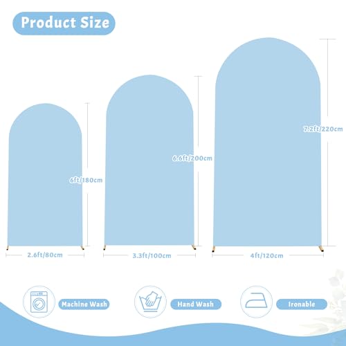 Funda para soporte de arco de fondo 6.6FT azul miniatura 4