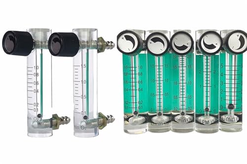 Indicateur de débitmètre O2 93mm | Ajustez le débit de gaz d'oxygène de 0,2 à 2L