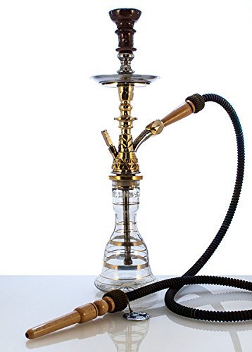 100% Authentic Khalil Mamoon Mini Beast Gold Hookah Km Pipe Narghile Km Hookah by Khalil Maamoon