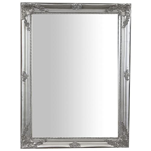 Biscottini International Art Trading Espejo de Pared 80 x 60 x 3 cm Made in Italy/Espejo Shabby Chic/Espejo de baño Color...