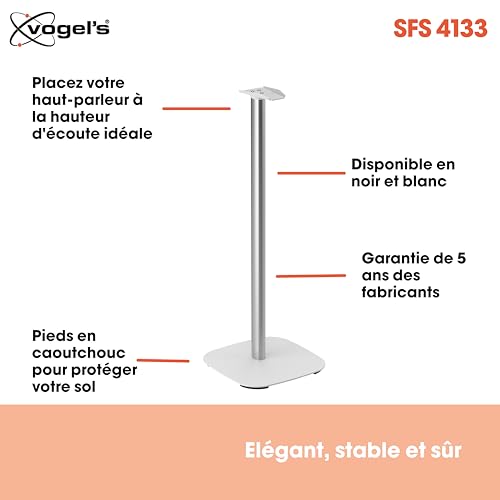 Support Sonos Era 300 blanc Vogel's SFS 4133 cache câble - 4