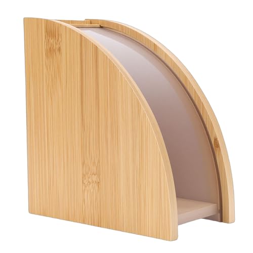 Ymiko Suporte de Filtro de café, Suporte de Armazenamento de Design Aberto Em Forma de Ventilador para Papéis de Filtro de café, Com Material Sólido Premium Phyllostachys Pubescens
