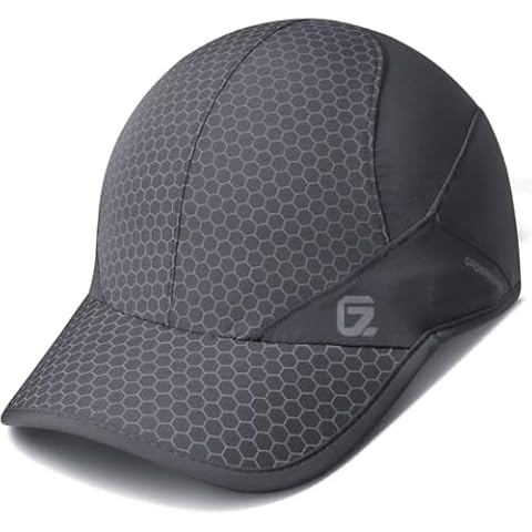 Sport Cap,Soft Brim Lightweight Running Hat Breathable Baseball Cap Quick Dry Sport Caps Cooling Portable Sun Hats for Men and Woman Performance Workouts and Outdoor Activities Dark Grey Cover